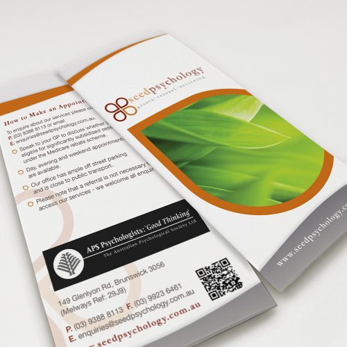 Seed Psychology SuckerPunch Design Brochure Design
