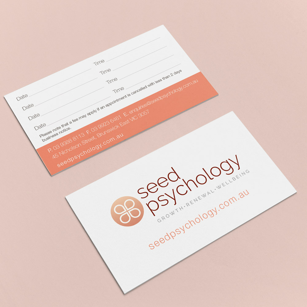 Seed Psychology SuckerPunch-Design Business Card Design