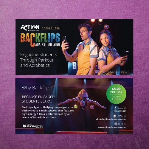 SuckerPunch Design Flyer Design for Action Education
