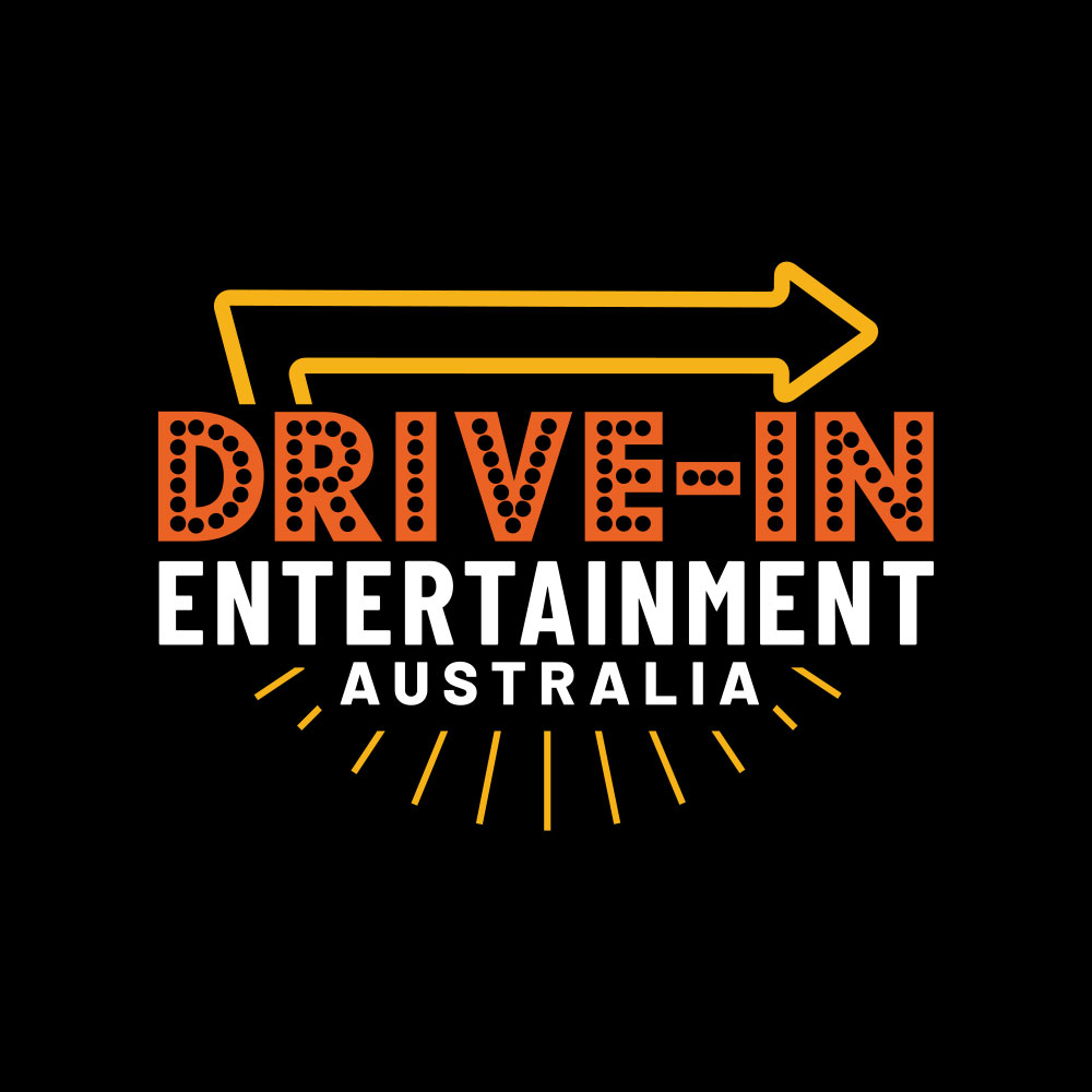 SuckerPunch Design Drive-In Entertainment Logo Design